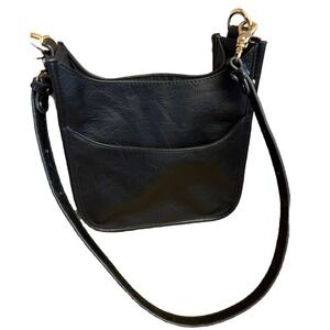 Ah-dorned Messenger Crossbody Blue Vegan Leather Bag/Purse Zip Flip Snap